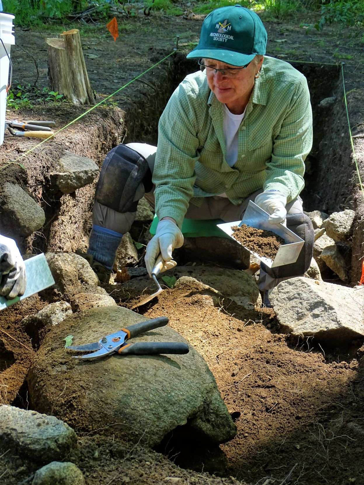 Archaeological dig in Durham